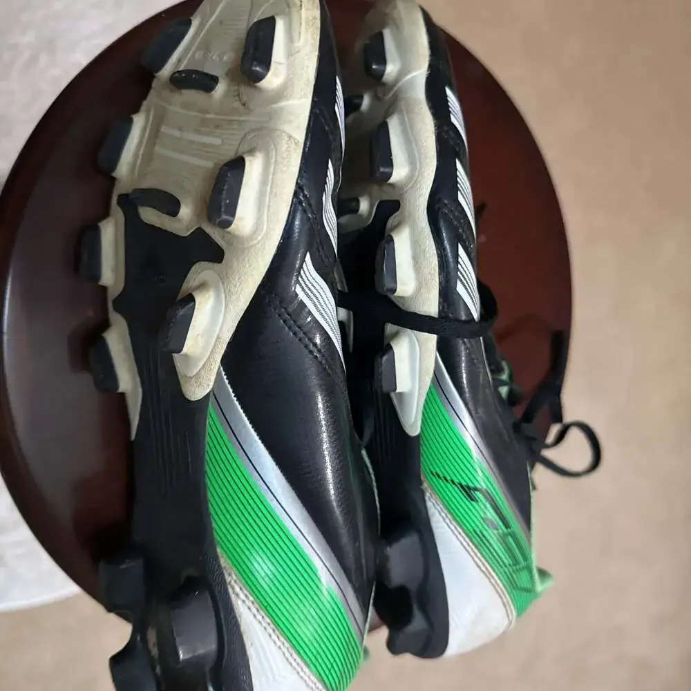 Adidas F50 Adizero TRX‎ FG Soccer Cleats Men’s US 7 Black Green Firm Ground